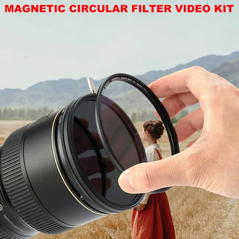 Kase VND-CPL Kit vidéo avec brume noire 82mm