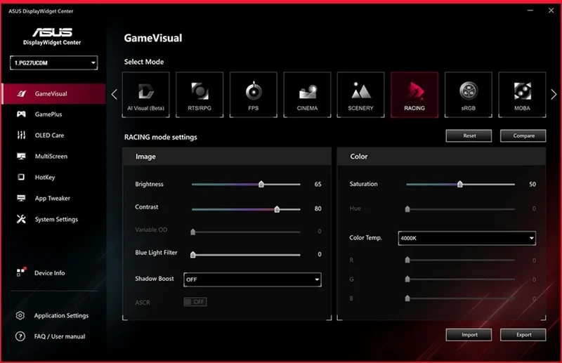 Asus ROG Swift OLED PG27UCDM