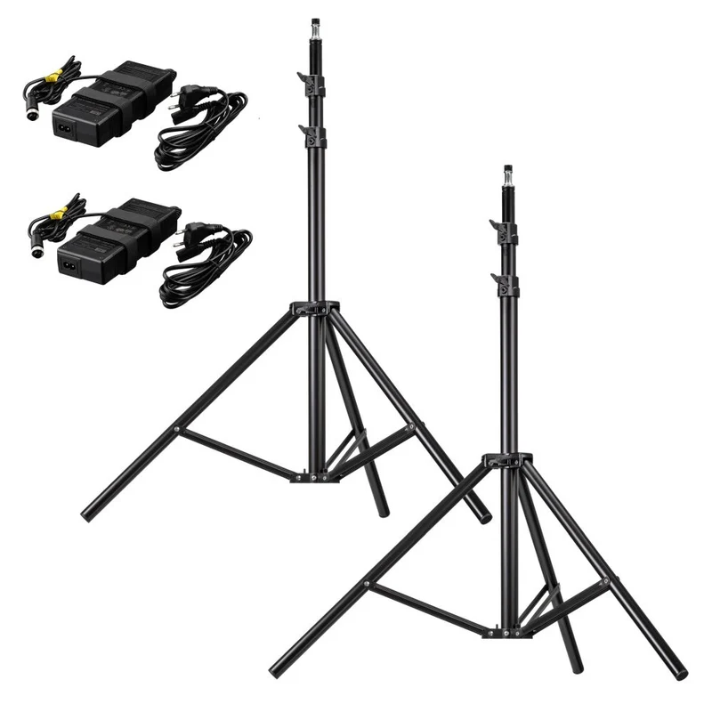 Bresser BR-135RGB Kit duo de lumières LED COB