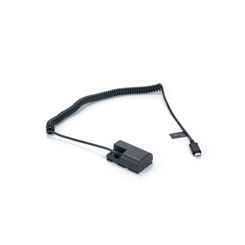 Tilta DB-LPE6-USBC Batterie factice Canon LP-E6 vers câble d'alimentation USB-C PD
