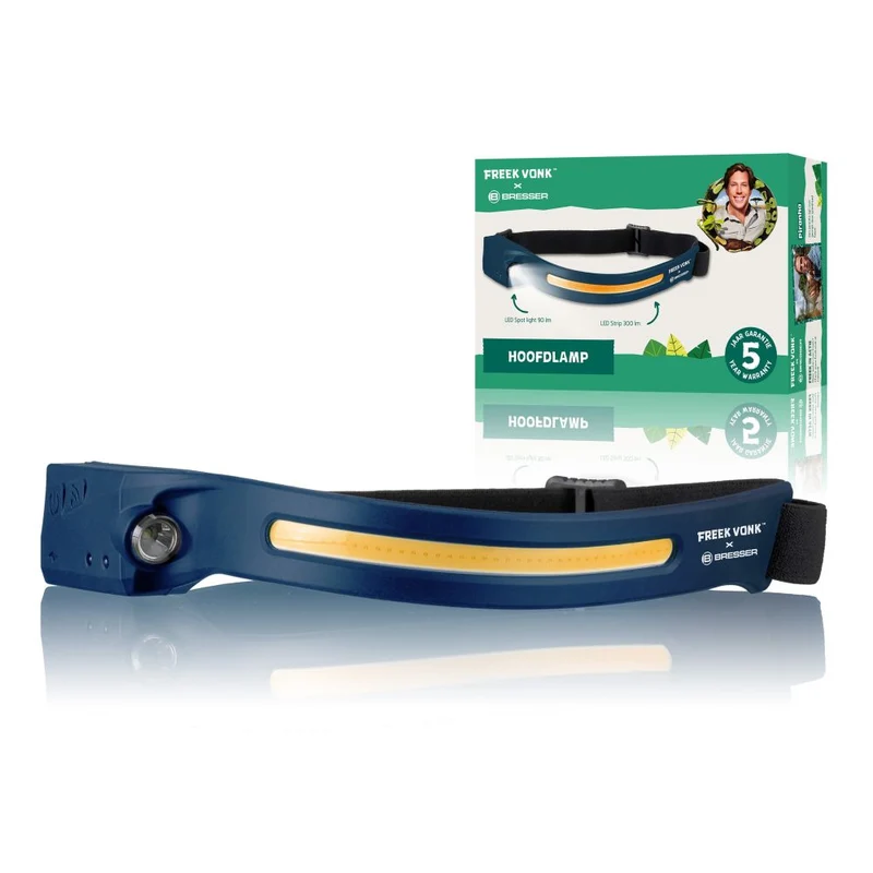Freek Vonk x Bresser Lampe frontale avec bande LED