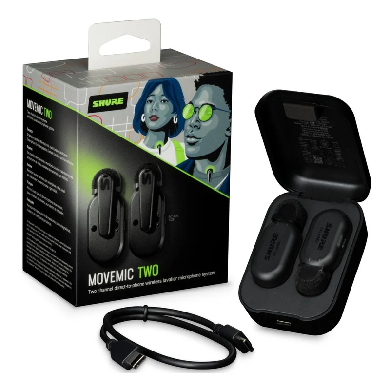 Shure MoveMic MV-TWO Système de cravate sans fil