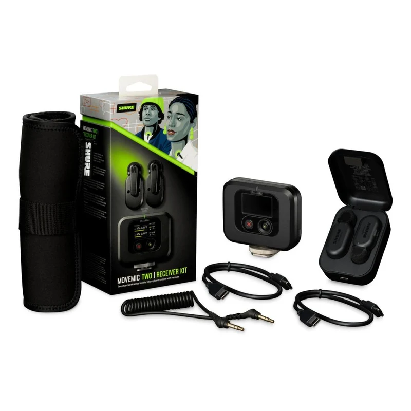 Shure MoveMic MV-TWO-KIT Système de cravate sans fil