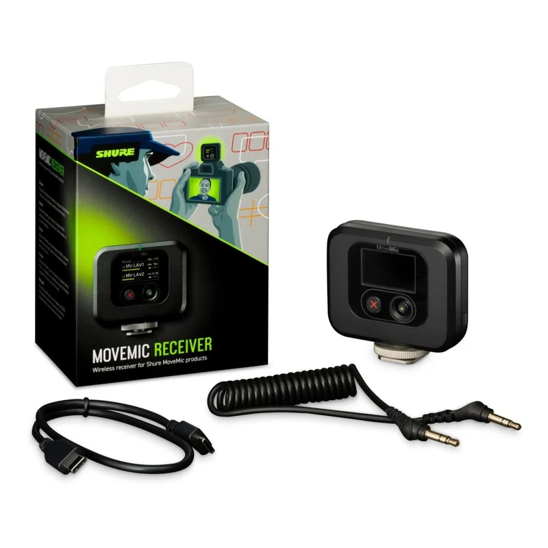 Shure MoveMic MV-R Récepteur enfichable montable sur caméra