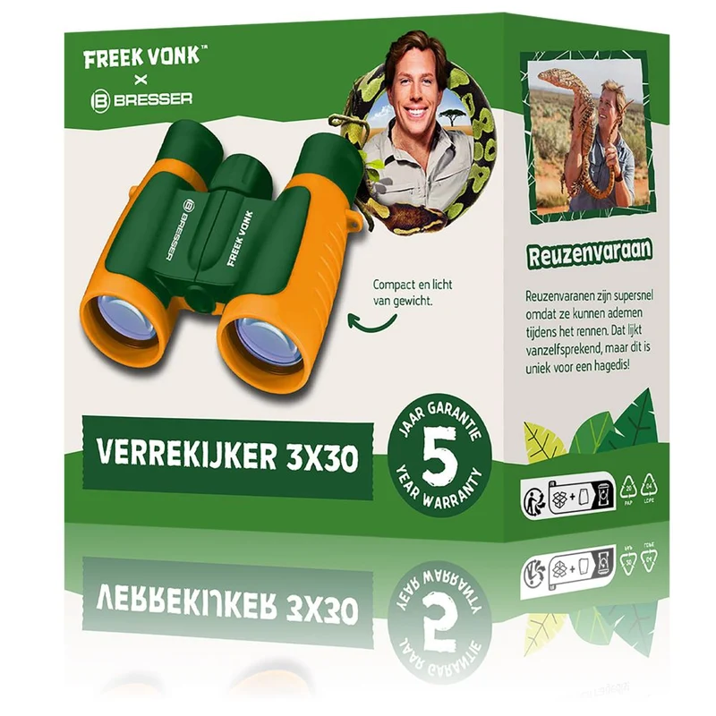 Freek Vonk x Bresser Jumelles pour enfants 3x30