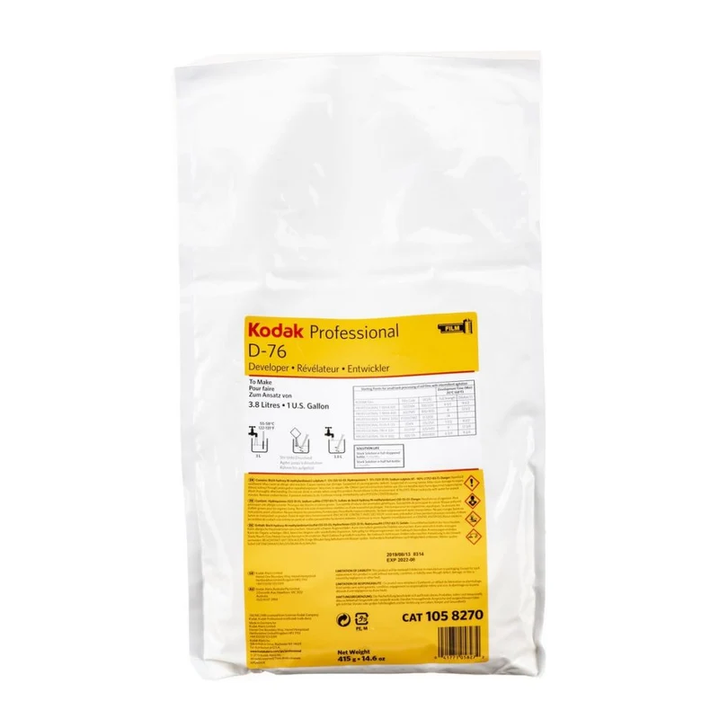 Kodak Professional D-76 Poudre de révélateur de film 3,8 L