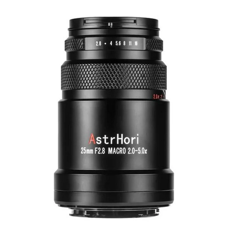 AstrHori 25mm f/2.8 2-5x Canon RF (Plein format)