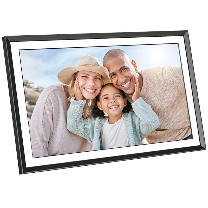 Agfaphoto Frameo Cadre photo numérique WiFi 15,6 pouces, noir