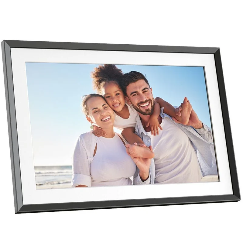 Agfaphoto Frameo Cadre photo numérique WiFi 10 pouces, noir