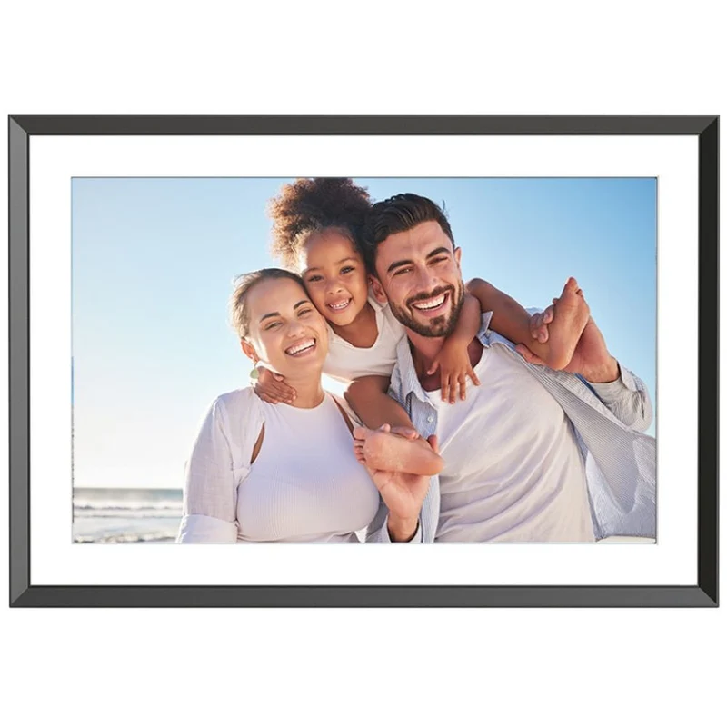 Agfaphoto Frameo Cadre photo numérique WiFi 10 pouces, noir