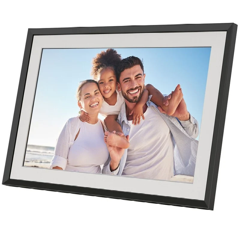 Agfaphoto Frameo Cadre photo numérique WiFi 10 pouces, noir