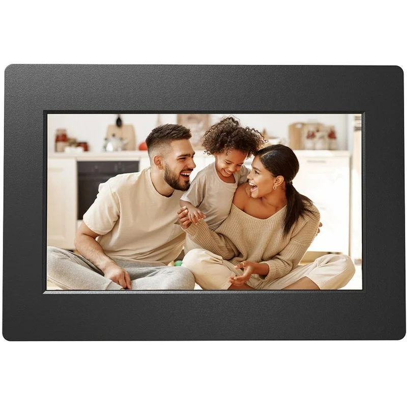 Agfaphoto Frameo Cadre photo numérique WiFi 7 pouces, noir