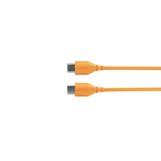 RØDE SC22 Câble USB-C à USB-C de 30 cm, Orange