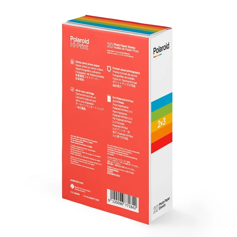 Polaroid Hi-Print 2x3 Cardridge - 60 feuilles