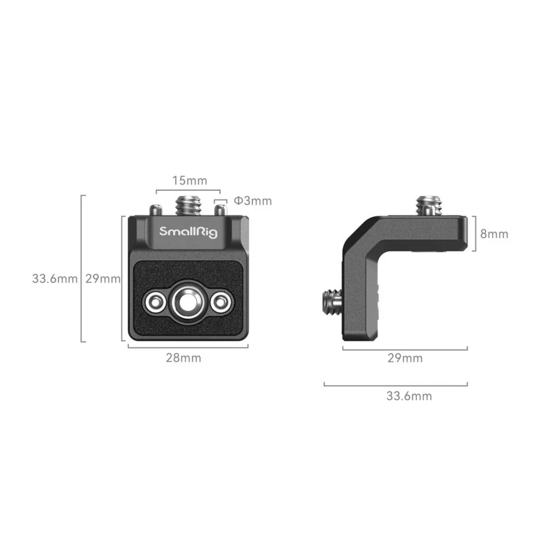 SmallRig X LensVid MD4360 Mini Kit de Plaque de Montage en Forme de L