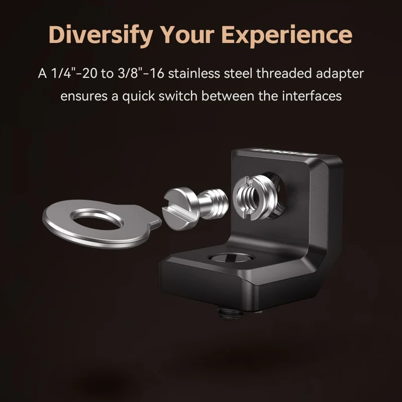 SmallRig X LensVid MD4360 Mini Kit de Plaque de Montage en Forme de L