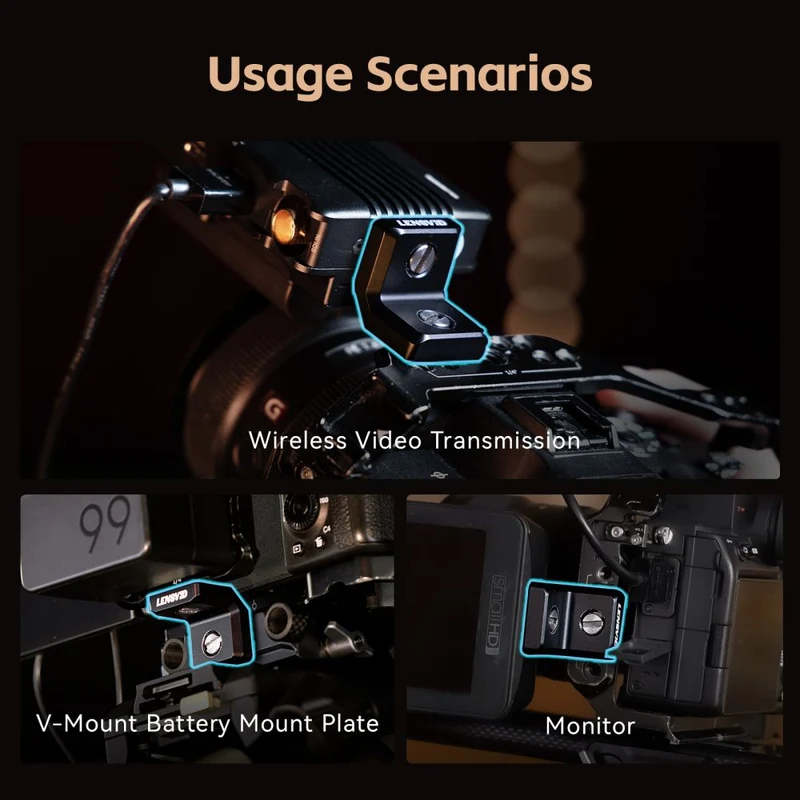 SmallRig X LensVid MD4360 Mini Kit de Plaque de Montage en Forme de L