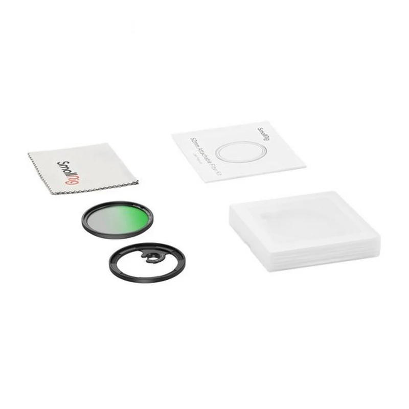 SmallRig 4388B Kit de filtre CPL magnétique MagEase avec adaptateur de filtre à monture M (52mm)