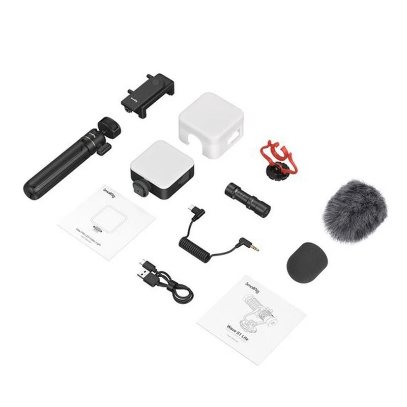 SmallRig 4369 Kit de trépied pour Smartphone Vlog VK-50 Advanced Version