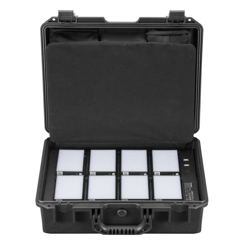 Godox C5R K8 Mobile RGB LED 8 Light Kit avec Étui de Charge (Kit de 8 lumières RVB Godox C5R K8 Mobile RGB LED avec Étui de chargement)