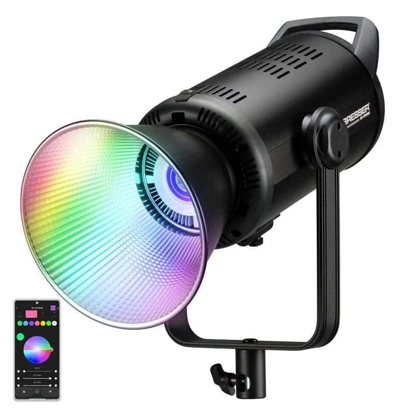 Bresser BR-180RGB Lumière LED COB