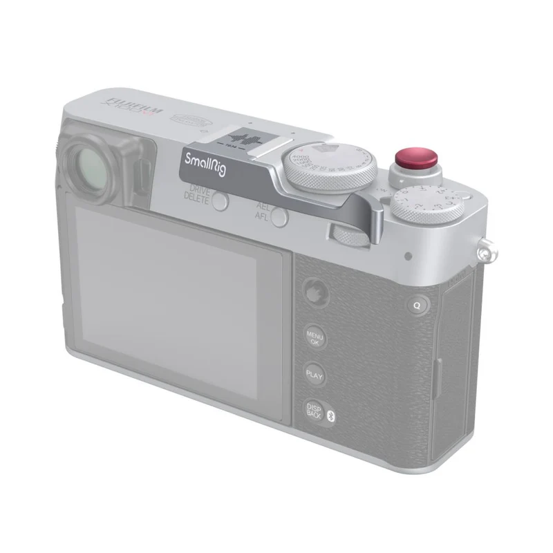 SmallRig 4566 4559 Poignée de pouce pour Fujifilm X100VI / X100V (argent)