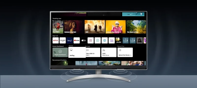 LG Electronics MyView Smart Monitor 32SQ700S-W