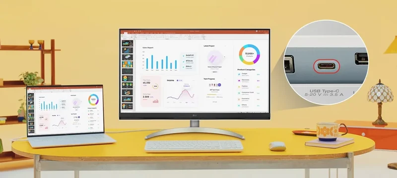 LG Electronics MyView Smart Monitor 32SQ700S-W