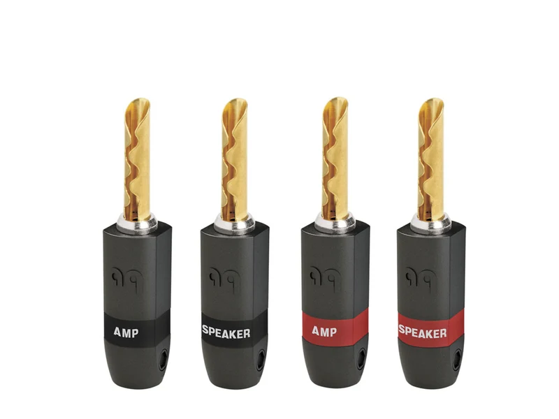 AUDIOQUEST SureGrip 300 BFA/Banane (lot de 4)