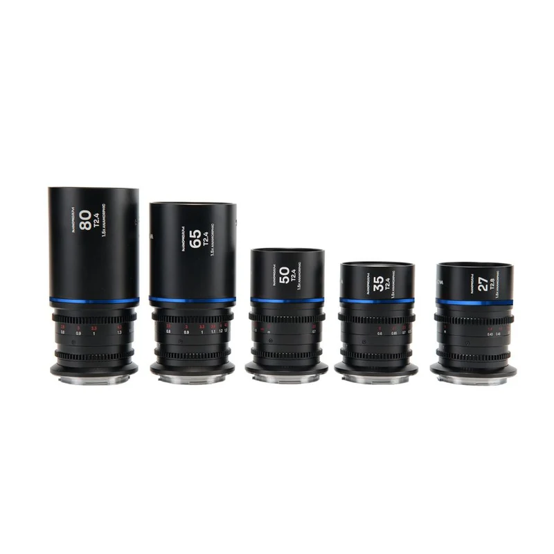 Laowa Nanomorph S35 Bundle (27,35,50,65,80mm) (Bleu) MFT