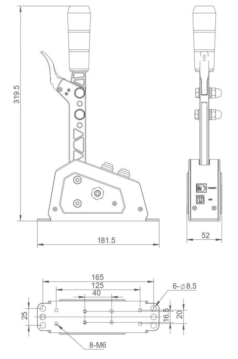 Moza Racing SGP Sequential Shifter (RS059)