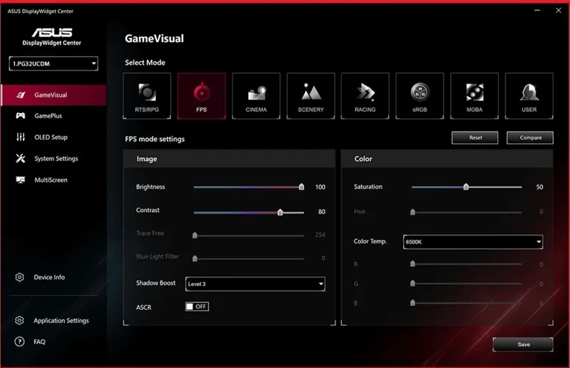 Asus ROG Swift OLED PG32UCDM