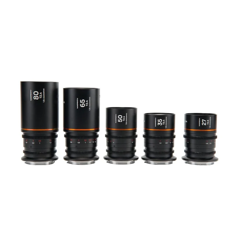 Laowa Nanomorph S35 (27,35,50,65,80mm) Ensemble (Ambre) Canon RF