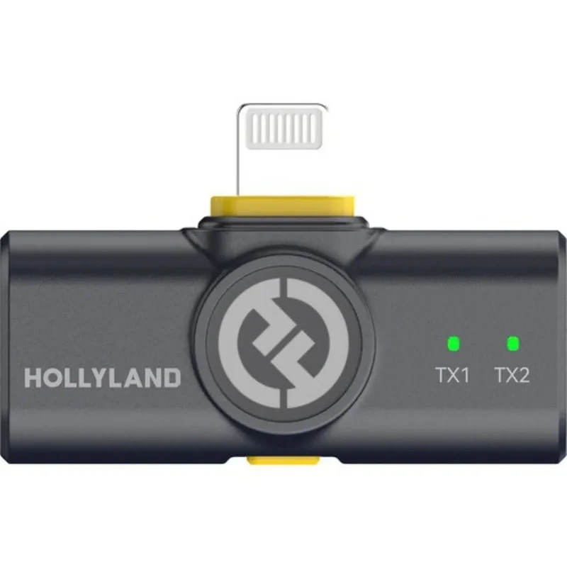 Microphone Cravate Sans Fil Hollyland LARK M2 Combo Duo - Anthracite Brillant