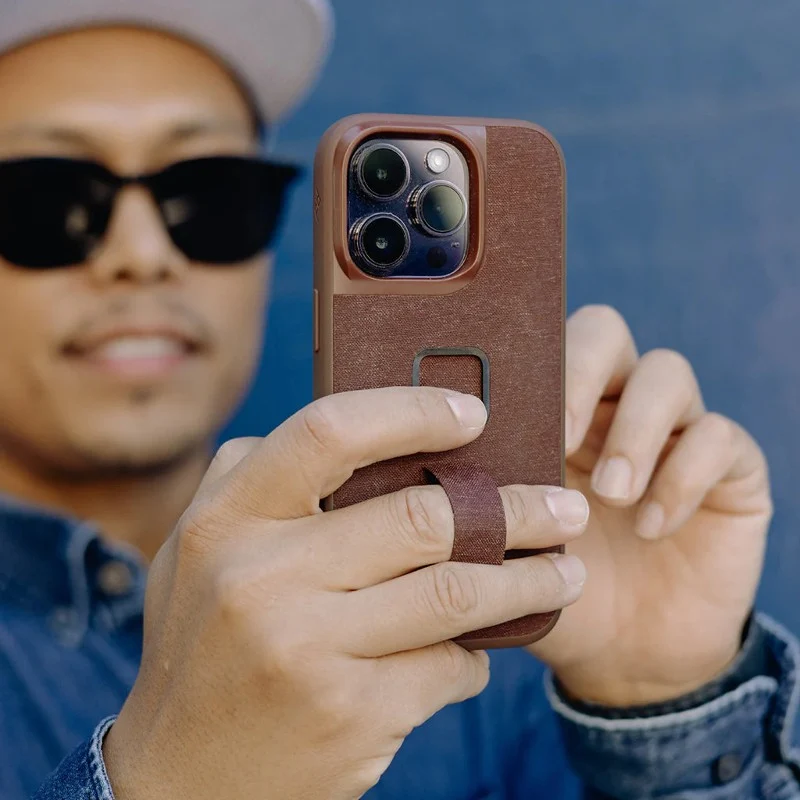 Peak Design Étui de tous les jours avec boucle pour iPhone 15 Pro Max v2, Redwood
