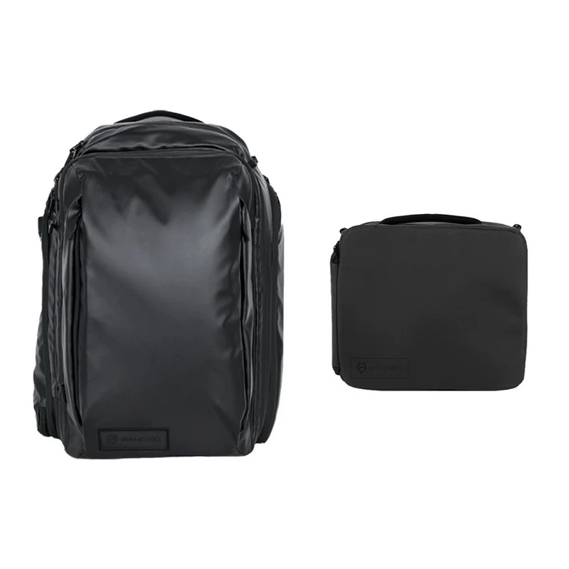 WANDRD Transit 45L Travel Sac à Dos Noir Essential+ Bundle