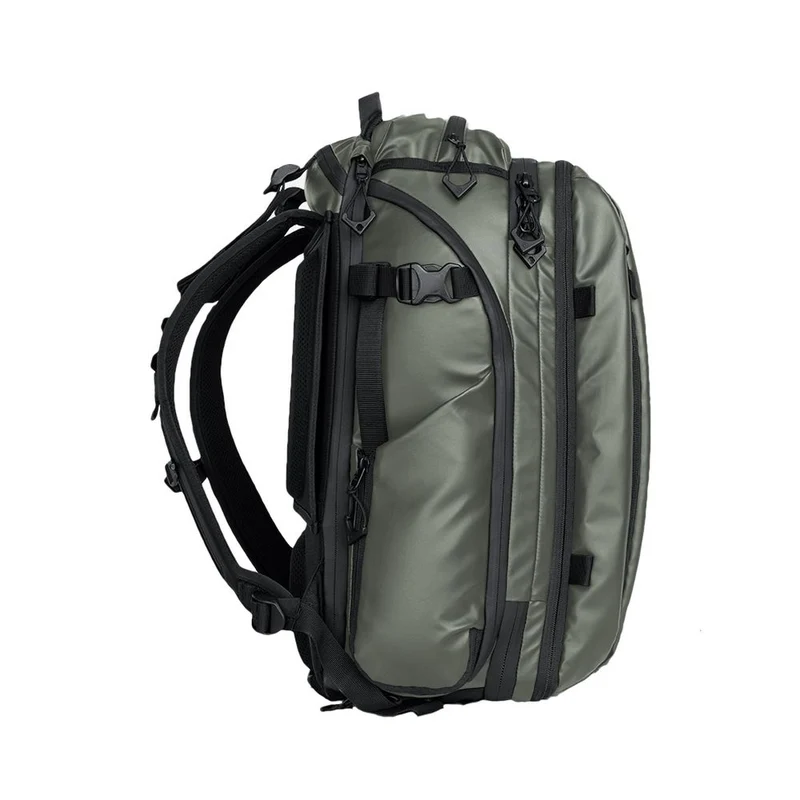 WANDRD Transit 35L Travel Sac à Dos Wasatch Vert Essential Bundle