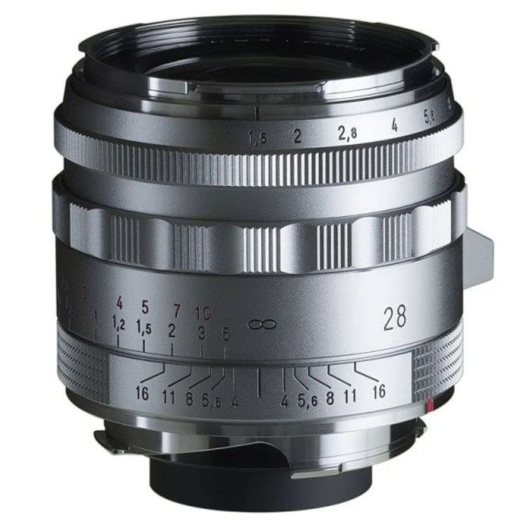 Voigtlander Nokton 1,5/28mm Type II VM asphérique, argenté