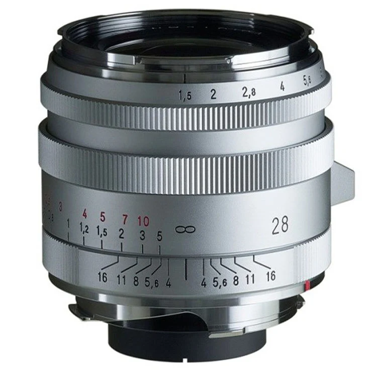 Voigtlander Nokton 1,5/28mm Type I VM asphérique, argenté