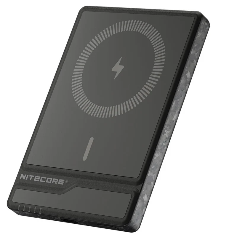 Nitecore NW5000 Carbon Fiber Magnetic sans Fil Powerbank (Banque d'alimentation sans Fil Magnétique en Fibre de Carbone)
