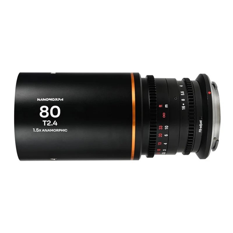Laowa Nanomorph 80mm T2.4 1.5x S35 (Amber) Fuji X