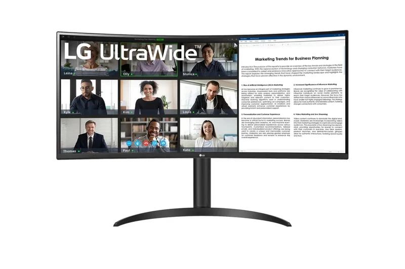 LG Electronics UltraWide 34WR55QC-B