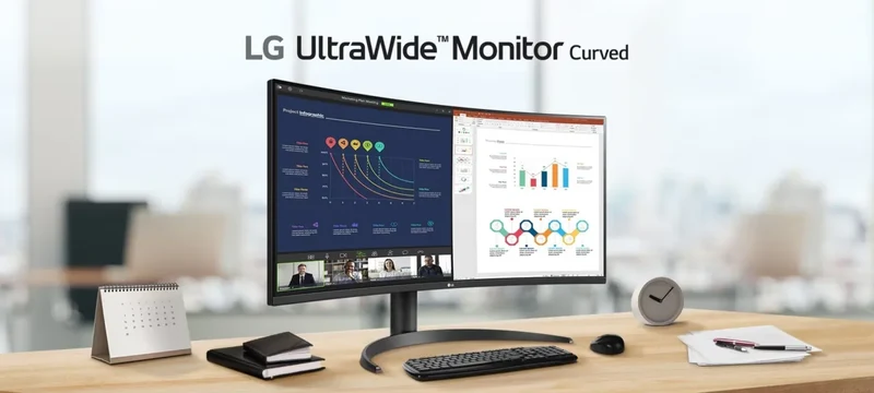 LG Electronics UltraWide 34WR55QC-B
