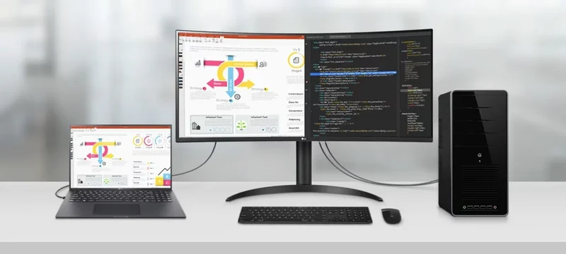 LG Electronics UltraWide 34WR55QC-B