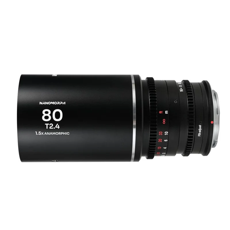 Laowa Nanomorph 80mm T2.4 1.5x S35 (Argent) Canon RF