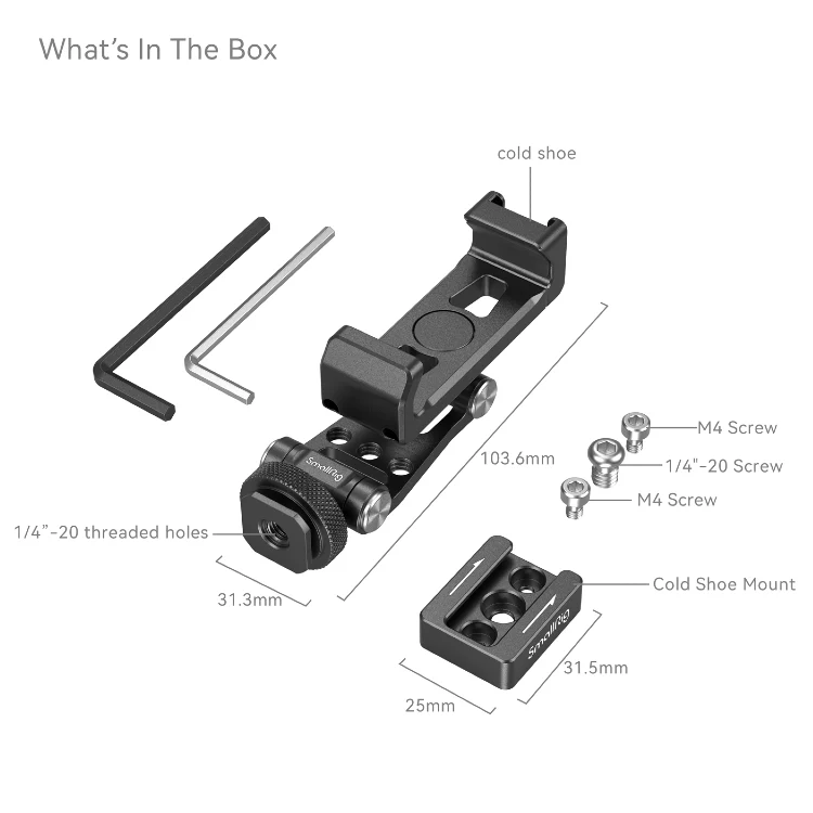 SmallRig Support de téléphone pour les cardans DJI 4301