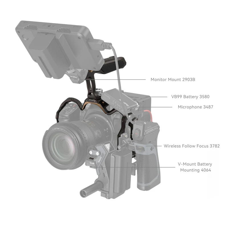 SmallRig 4317 "Night Eagle" Kit de cage pour Nikon Z8