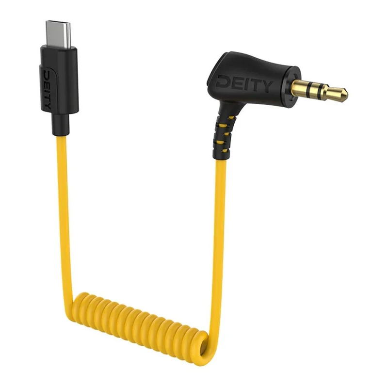 Deity C21 (câble TRS à verrouillage 3,5 vers USB-C Timecode/audio)