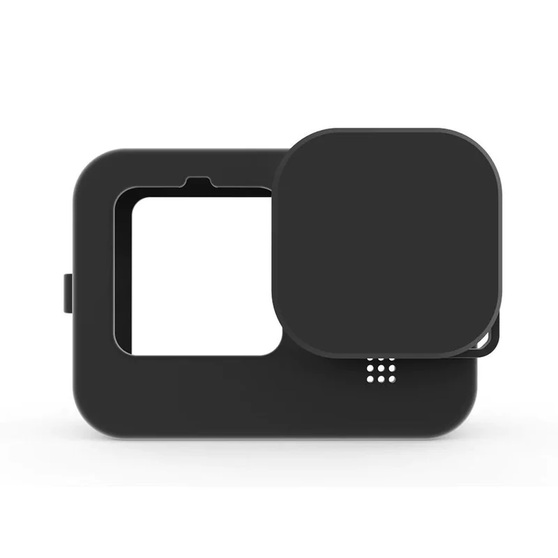 Telesin Housse de protection en silicone pour GoPro 9/10/11/12, noir