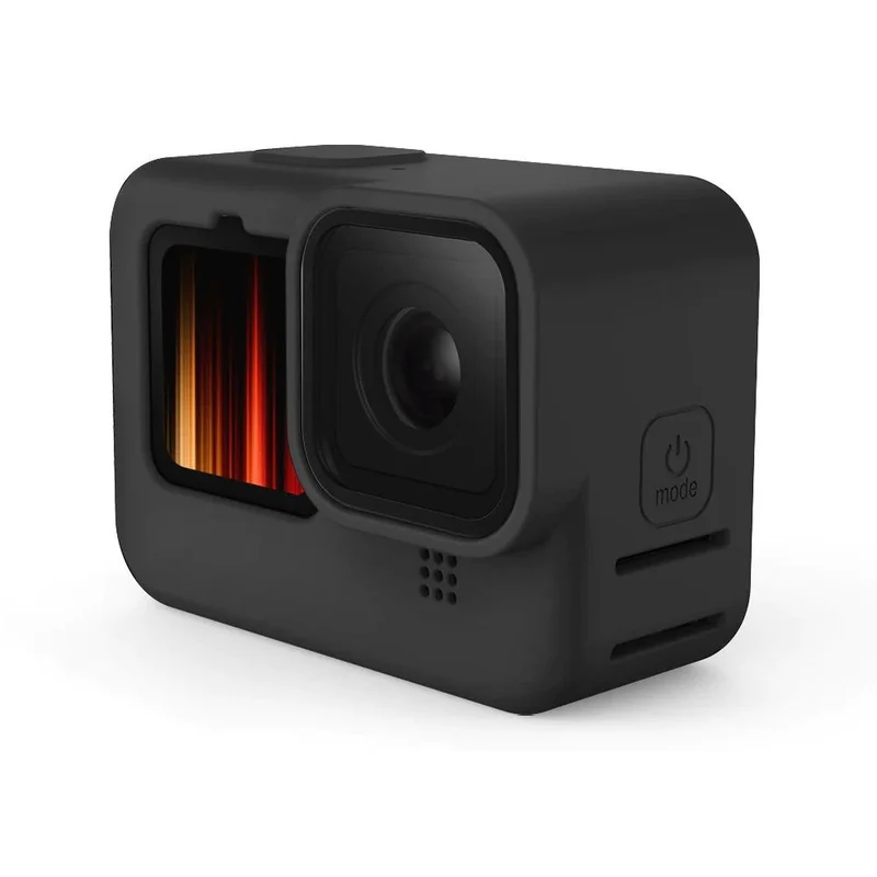 Telesin Housse de protection en silicone pour GoPro 9/10/11/12, noir